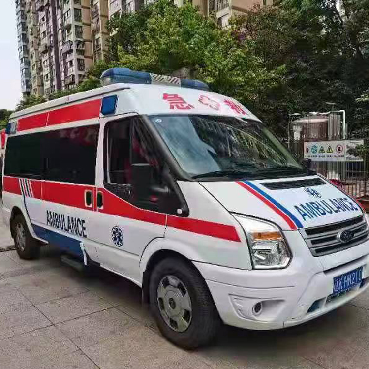 乐东长途救护车护送病人返乡